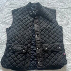 Belstaff Black Quilted Vest